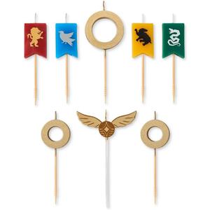Papyrus Birthday Candles, Harry Potter Quidditch Cake Topper (8-Count)