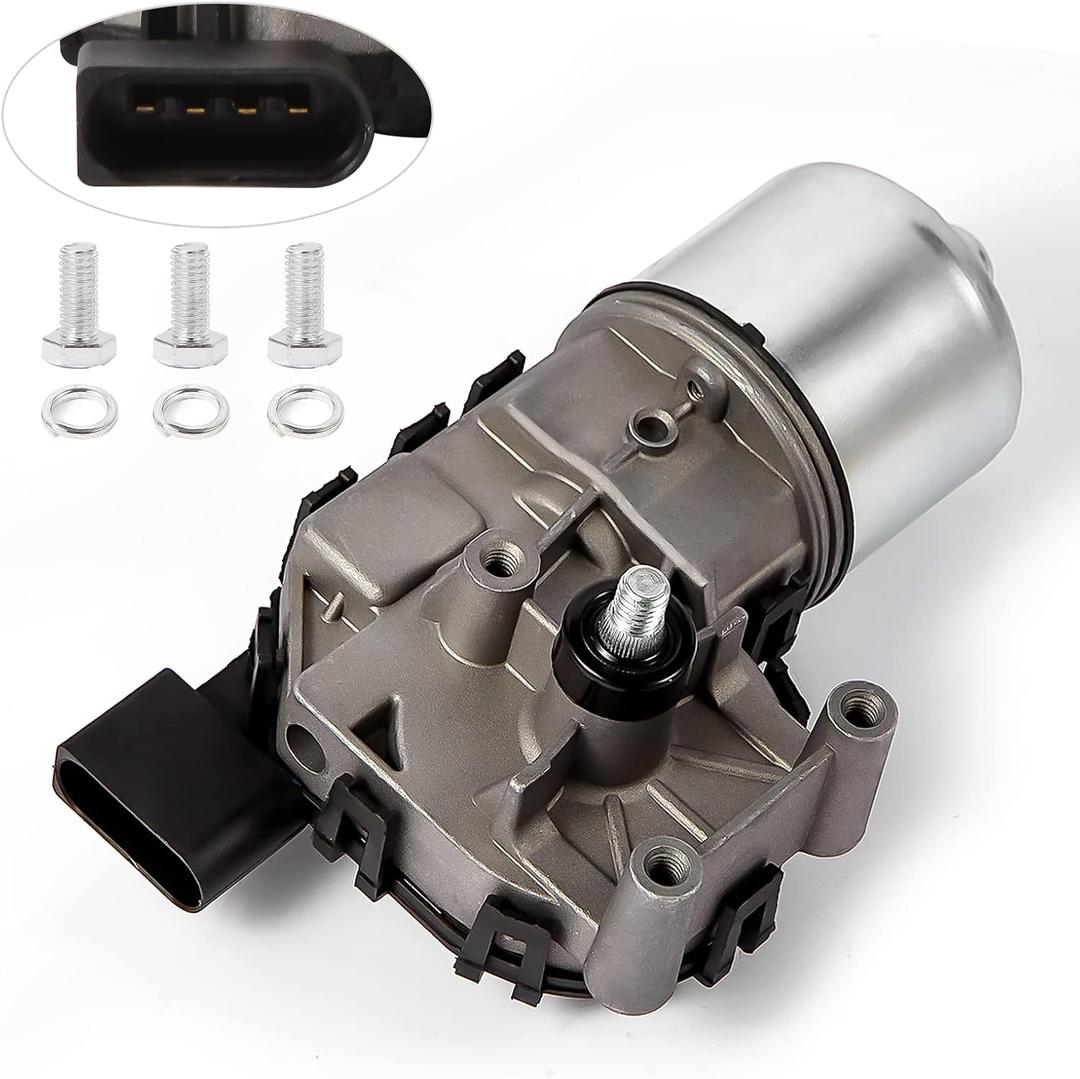 Windshield Wiper Motor Compatible with Volkswagen Jetta 2011 to 2018 Replace Front Wiper Motor 6R1955119A 5C6-955-113A 5C6-955-121A 5C7-955-113A 5C7-955-113D