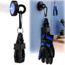 Moxweyeni Magnetic Gloves Clip with Magnet Base, Heavy Duty Glove Holder for Belt, Work Glove Clip for Construction, Firefighter, Electrician, Warehouse, Helmet Tool Holder