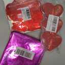 Red Latex Balloons,Red and Rose Red and Rose Glod Heart-Shaped Aluminum Foil Balloon,Red Fake Petals for Valentines Wedding Bridal Shower Anniversary Engagement Party Supplies Decorations