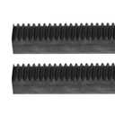 uxcell Steel Gear Rack, 2 Pcs 1.5Mod 500mm x 20mm x 20mm Total 3.3 ft Heavy Duty Straight Linear Spur Rack for Machines Automotive