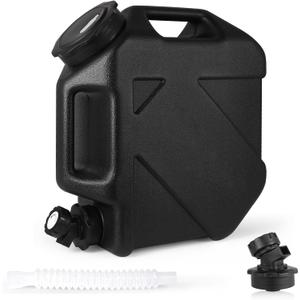 2.6 Gallon Water Bottle Camping Water ContainerPortable Water Storage TankSolution for Camping, Car, Outdoor Hiking and PicnicEmergency WaterBPA-FreeWith Faucet for Easy Access