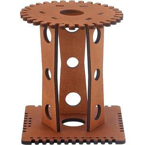 FINGERINSPIRE Wood Kumihimo Braiding Disk Set 32 Slot Kumihimo Kit Desktop Kumihimo Bracelet Knitting Disk DIY Hand Rope Braiding Disk Peru Wood Beading Cord Disc Tool for Bracelet Bangle Making