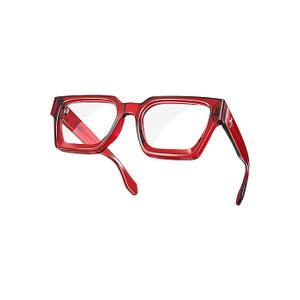 miyya Blue Light Blocking Glasses for Women, Blue Light Glasses for Women Oversized Fashion Glasses (Brick)