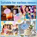 100PCS Cocktail Umbrellas for Drinks, Drink Umbrellas Cocktail, Paper Drink Umbrellas, Mini Drink Umbrellas Toothpicks for Luau Parasols Hawaiian Tiki Party Decorations (Circle)