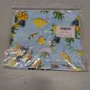 Boys' Hawaiian Shirts Short Sleeve, Tropical Button-Down Shirts for Youth Kids 5-14 Years Summer Vacation Beach Swim (Blue, M)