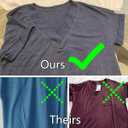 Women's T-shirts V Neck Short Sleeve Tee Solid Color Blouse Loose Fit 2025 Summer Casual Tops, Light Green, L