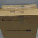 12" Ultra Quiet Bathroom Exhaust Fan with 6500K LED Light, 1.0 Sone 120 CFM, 10x10 Mount, 1500 LM Ceiling Ventilation Fan, Energy Efficient (5500K LED-W)