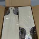 72 Pcs Wooden Mini Charcuterie Boards, Cutting Board with Handle, Blank Surface Mini Cutting Boards Bulk for Crafts for DIY Kitchen Thanksgiving Christmas Cooking Decor9.5 * 3.5 inches