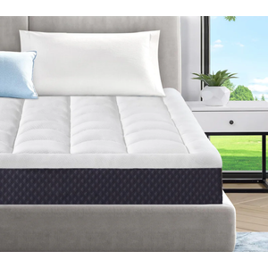 ELEMUSE Cooling Gel Memory Foam Plus Pillowtop Mattress, CertiPUR-US® Certified Breathable Bed in a Box for Pressure Relief, Fiberglass-Free