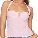 Princess Polly Isabetta Halter Top (0, Pink)
