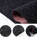 ANTPOP 2FT x 8FT Non Slip Runner Rug - Waterproof Washable Outdoor Runner Rug for Hallway, Patio, Laundry Room, Custom Length Carpet Runner for RV, Entryway, Indoor Outdoor, Black