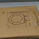 Toilet Seat Round Soft Close16.5'', Toilet Lid Slow Close Quiet No Slam, Easy Installation & ReleaseSafe PP Material Easy Clean, Comfortable Ergonomic Design, 2 Years Support, White Plastic