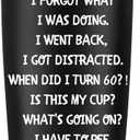 60th Birthday Gifts For Men Women-20 OZ Stainless Steel Tumbler-60th Birthday Decorations for Him Her