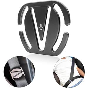 Shoulder Strap Adjuster
Prevents Shoulder Strap from Hanging Around the Neck, Reduces Neck Irritation, Improves Driving Comfort, Car Accessory – Color Rush (Gun Color, 1 Pc)