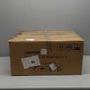 Bar Stools Set of 2, 26'' Counter Height Bar Stools with Faux Leather Upholstery, Modern Backless Barstools with Metal Frame for Kitchen Island, Black