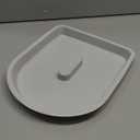 Bedside Commode, Portable Toilet for Adults, Commode Chair for Toilet with Arms, Height Adjustable, 2 Toilets and Induction Night Light, Potty Chair for Elderly and Disabled (White & Green)