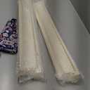 Mahjong Racks with Pushers, Mah Jongg Clear Acrylic American All-in-One Tile Rack & Pusher Accessories Gifts (Milk White)