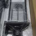 24" Extra Large Outdoor Wall Light Fixture 2-Pack, Black 3-Light Modern Porch Lantern, Waterproof Exterior Lighting Sconce Wall Mount, Outside Lamp for House Garage Patio E12 Base (2 PK No Sensor)