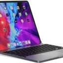 Brydge 11.0 Pro+ Wireless Keyboard with Trackpad | Compatible with iPad Pro 11-inch (1st, 2nd & 3rd Gen) | Native Multi-Touch Trackpad | Backlit Keys | (Space Gray)