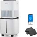 LEVOIT Superior 6000S Smart Evaporative Humidifiers for Home Whole House up to 3000ft, 23L, Last 72-Hour, Premium Filter, Dry Mode, Wheels & Water Fill Hose, Foldable Storage, Sleep Mode, New Edition