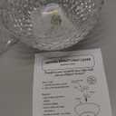 Evelots Clip On Shade for Ceiling Light Bulb or Lamp-Antique-Diamond Cut-Acrylic (Package Quantity 1)