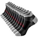 PAPLUS Compression Socks for Men & Women, Low Cut Ankle Running Socks with Arch Support, Plantar Fasciitis Relief for Walking, Cycling, Golf, Travel, Nurses, L/XL