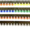 JZBZ Beekeeping Queen Cell Cup Holder Frame Bar Set and 50 pcs Queen bee Rearing Cell Cups for Apiculture