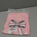 Toddler Baby Girl Summer Outfits Baseball Bow Fuzzy Embroidered T Shirt Top Shorts 2Pcs Baseball Game Day Clothes (Pink)