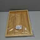 Utoplike Bamboo Expandable Kitchen Drawer Organizer, Adjustable Utensil Holder and Cutlery Tray Organiser, Drawer Divider for Silverware, Flatware, Knives in Kitchen, Bedroom, Living Room, 5 Slot (Large, Natural)