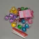 Valentines Day Cards for Kids School - 24 Pack Glitter Stretchy Balls, Valentines Day Gifts for Kids, Squeeze Stress Fidget Toys for Classroom Prize Exchange, Valentine Party Favors for Boys Girls