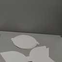 Large Gift Box with Big bow lid (White) - set of 5