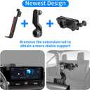 Car Phone Holder Mount for Hyundai IONIQ 5 2022 2023 2024 2025 2026 Auto Accessories Navigation Screen Bracket Interior Decoration Mobile Cell Phone Mount