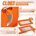 CL003 Dynacube Vegetable Dicer Commercial, 2 PCS Replaceable Blades