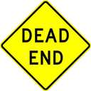 Dead End Sign. A Real Sign. (30 X 30)