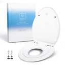 Benkstein Elongated Toddler Toilet Seat - Potty Training Toilet - Toddler Potty - White
