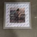 KINLINK 12x12 Picture Frame Black Set of 4, Wooden Square Photo Frames Matted 8x8 with Plexiglass for 8x8 with Mat or 12x12 without Mat for Table and Wall Display