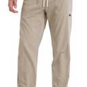 JMIERR Mens Casual Lightweight Pants Stretch Elastic Waist Drawstring Jogging Sweatpants Pants