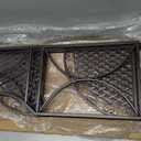 3 Tier Metal Corner Shelf Stand for Kitchen Free Standing Corner Shelf, Bakers Rack, Antique Bronze