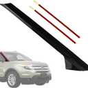 Windshield Outer A-Pillar Trim Molding Kit | Compatible with 2011-2019 Ford Explorer Accessories Front Passenger Side | Replaces 926-451 BB5Z-7803136 BB5Z-7803144 Window A-Pillar Post Trim Cover