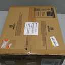 ZMISHIBO Ceiling Fans with Lights and Remote, 19.7'' Low Profile Ceiling Fan, 3000-6000K Dimmable Modern Flush Mount LED Fan Light, 6 Wind Speeds, Black Fandelier Ceiling Fans for Bedroom