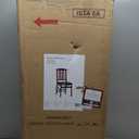 Linon Triena Merlot Mission Back Folding Chair Dark Brown