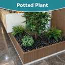40lbs Black Rocks for Landscaping, 2-3Inch River Rocks for Planters