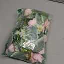 Pink and White Floral Arch Artificial Eucalyptus Flowers Vines6.5ft Faux Floral Vines with Peony Flowers and Greenery for Wedding Arch, Party, Table, Fireplace, Home Wall Decor (Pink)