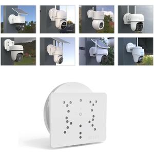 Magnetic Mount Compatible with AOSU,Eufy,ANSQUE,Reolink Argus PT,Tapo Outdoor Pan/Tilt,Cinnado,and SEHMUA Security Cameras (White)