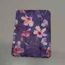 Fintie Hybrid Slim Case for iPad Mini 7 (A17 Pro, 7th Generation) 2024 / iPad Mini 6 (6th Gen) 8.3 Inch, [Built-in Pencil Holder] Shockproof Cover Clear Transparent Back Shell, Hibiscus