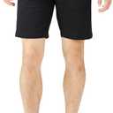 Amazon Essentials Men's Slim-Fit 9" Chino Shorts (28, Black)