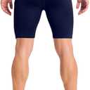 Roadbox Men's Compression Shorts, Performance Running Spandex Shorts, Workout Athletic Underwear Base Layer for Sports Gym (L)