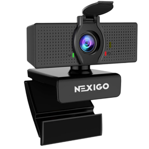 NexiGo N60 1080P Webcam with Microphone, Software Control & Privacy Cover, USB HD Computer Web Camera, Plug and Play, for Zoom/Skype/Teams, Conferencing and Video Calling
