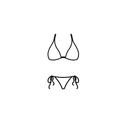 Women's Bandeau Bikini  (Large)